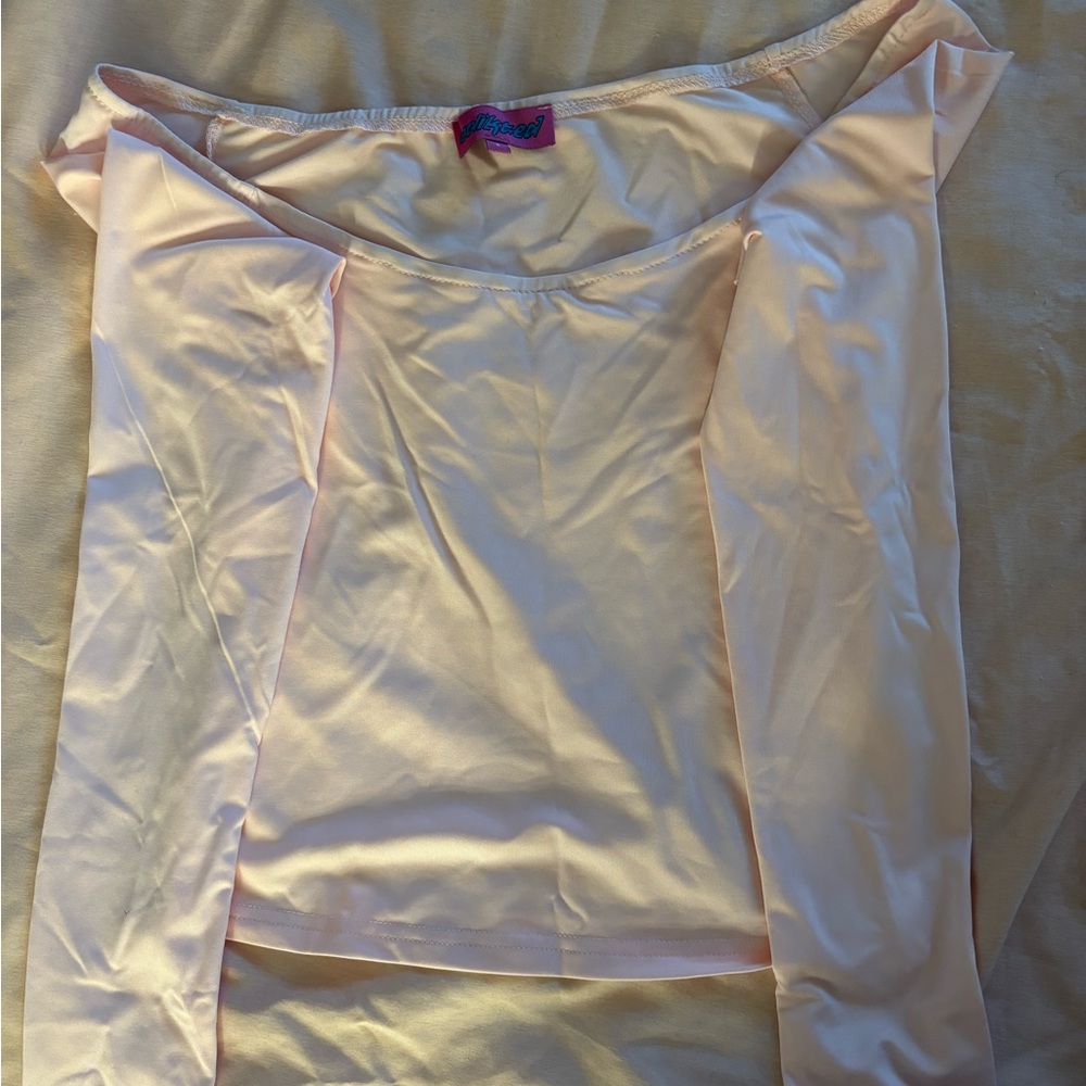 Edikted Cream Satin Chemise Intimates